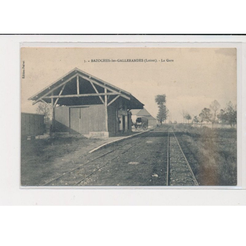 BAZOCHES LES GALLERANDES - La gare - très bon état