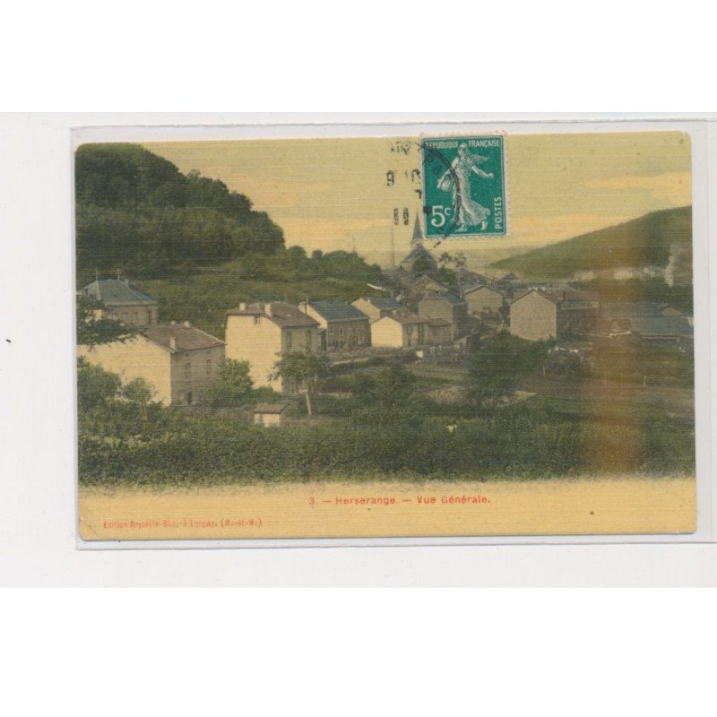 HERSERANGE - Vue générale - Toillée - état