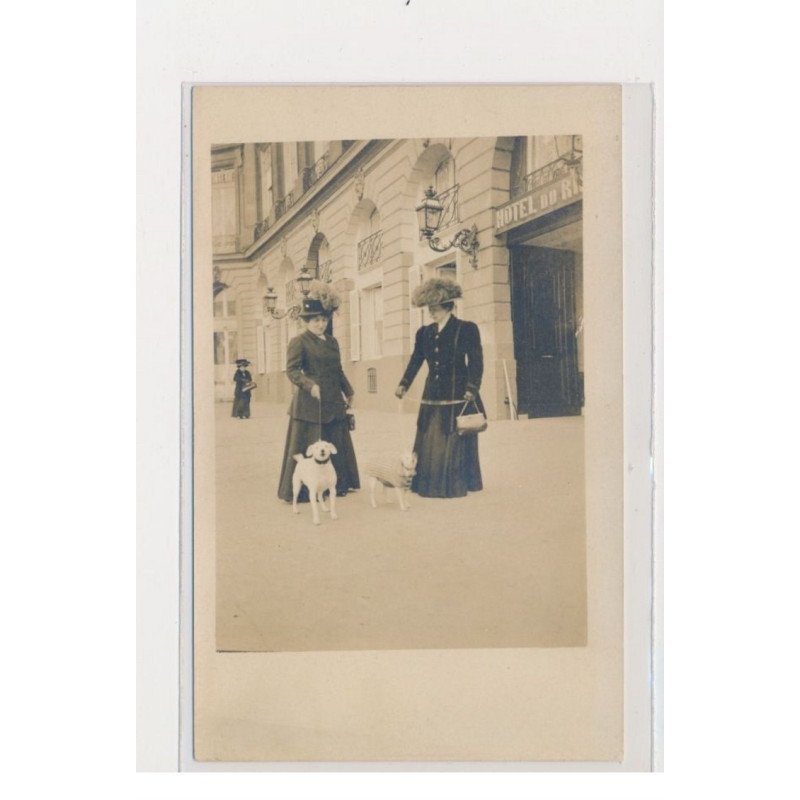 PARIS - Carte photo - l'hôtel du Rhin - Place Vendôme n°4 et 6 - très bon état