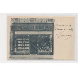 BRAY SUR SEINE - carte photo - Horlogerie bijouterie Godefray - Phonographe - très bon état