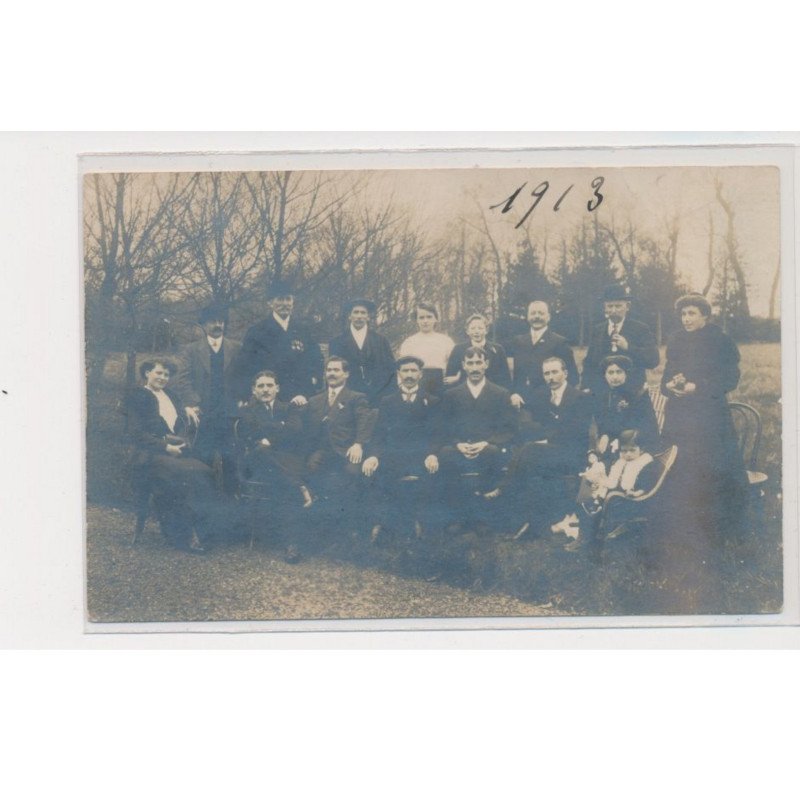 TOURNAN EN BRIE - carte photo - Photo de famille - très bon état TOURNAN EN BRIE - carte photo - Photo de famille - très bon état