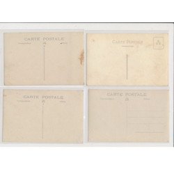 AMIENS - carte photo - 5 CPA - militaires - cérémonies - très bon état