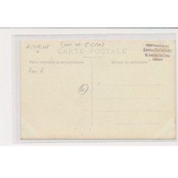 AMIENS - carte photo - 5 CPA - militaires - cérémonies - très bon état