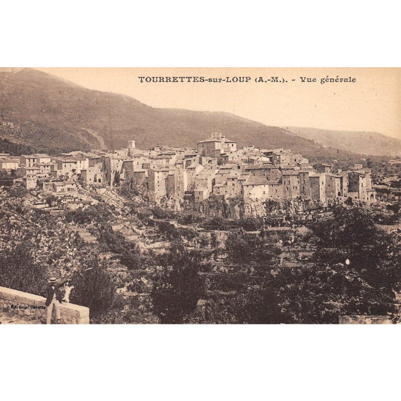 TOURRETTES SUR LOUP - Vue générale - très bon état