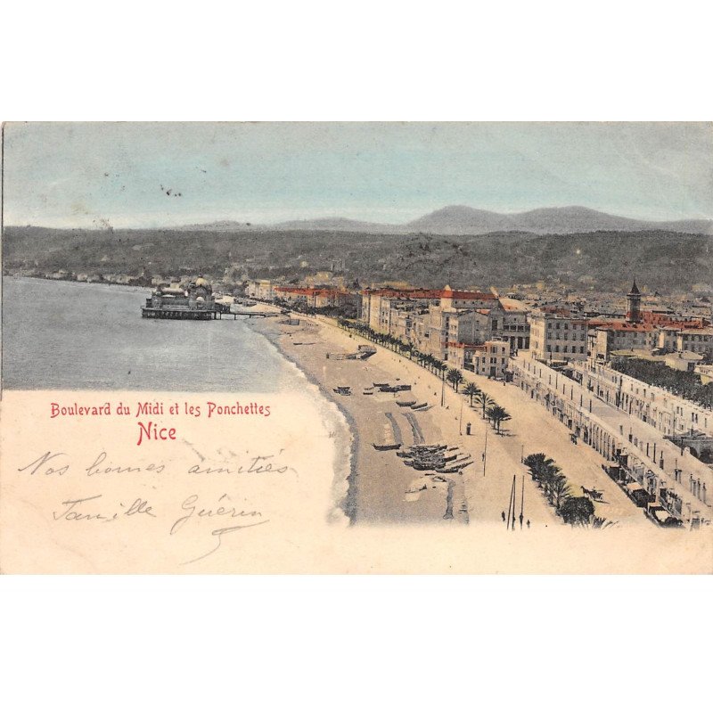 NICE - Boulevard du Midi et les Ponchettes - très bon état NICE - Boulevard du Midi et les Ponchettes - très bon état