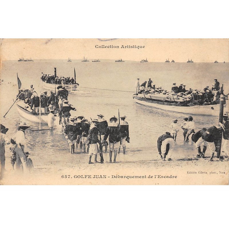 GOLFE JUAN - Débarquement de l'Escadre - très bon état