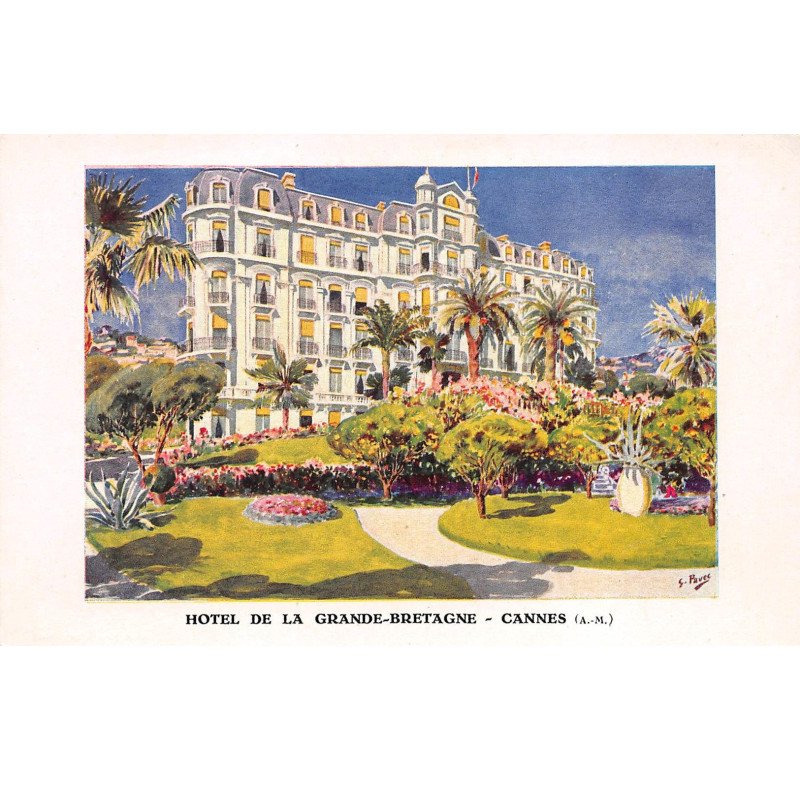 CANNES - Hotel de la Grande Bretagne - très bon état