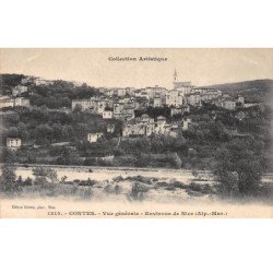 CONTES - Vue générale - Environs de Nice - très bon état