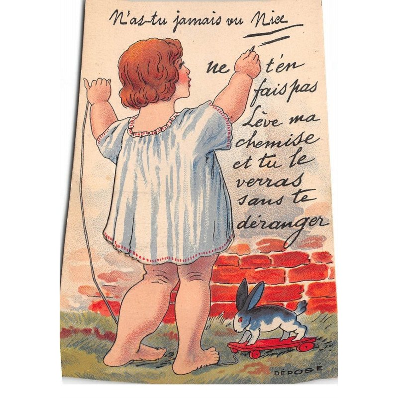 N'as tu jamais vu NICE - Carte système - très bon état