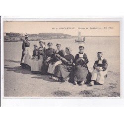 CONCARNEAU: groupe de sardinières - très bon état