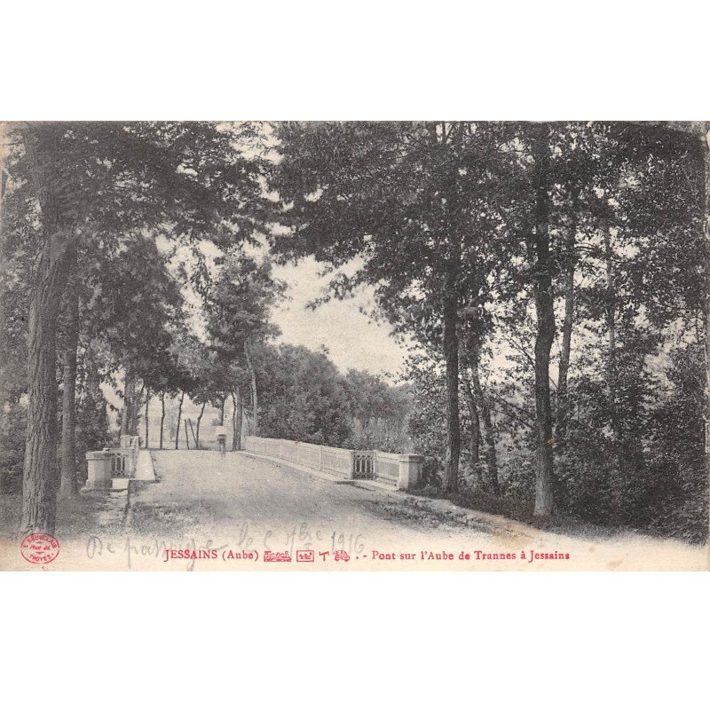 JESSAINS - Pont sur l'Aube de Trannes à Jessains - très bon état