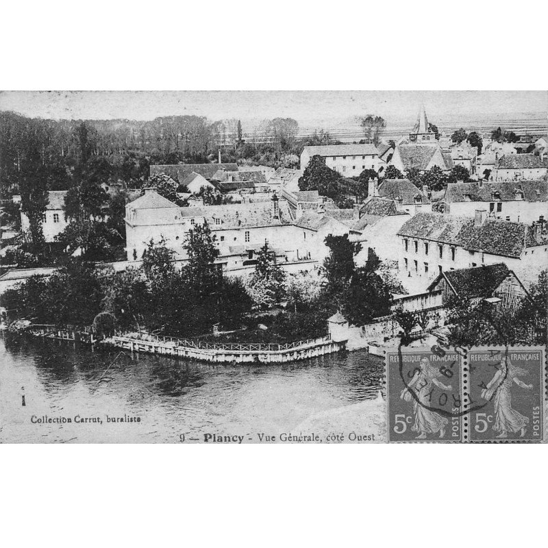 PLANCY - Vue générale, côté Ouest - très bon état