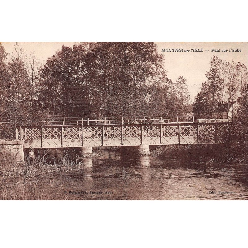 MONTIER EN L'ISLE - Pont sur l'Aube - très bon état