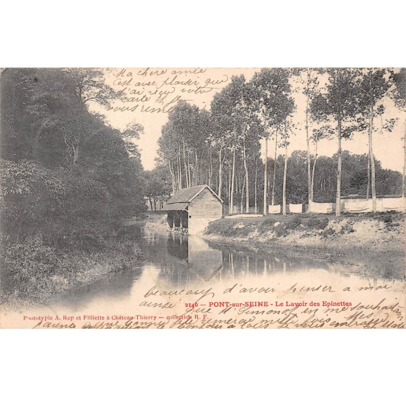 PONT SUR SEINE - Le Lavoir des Epinettes - très bon état