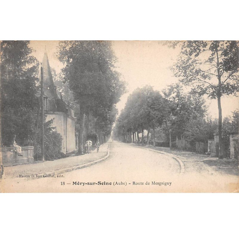 MERY SUR SEINE - Route de Mesgrigny - très bon état