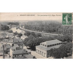 NOGENT SUR SEINE - Vue panoramique de la Digue Pyronnet - très bon état