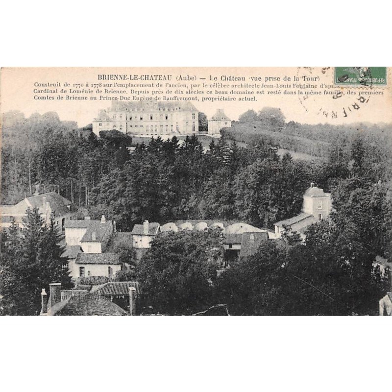 BRIENNE LE CHATEAU - Le Château vue prise de la Tour - très bon état
