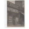 JOINVILLE LE PONT ? : carte photo de l'atelier de l'imprimerie du commerce (photographie - lithographie) - TBE