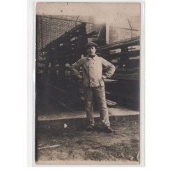FOURCHAMBAULT : carte photo d'un intérieur d'usine - très bon état