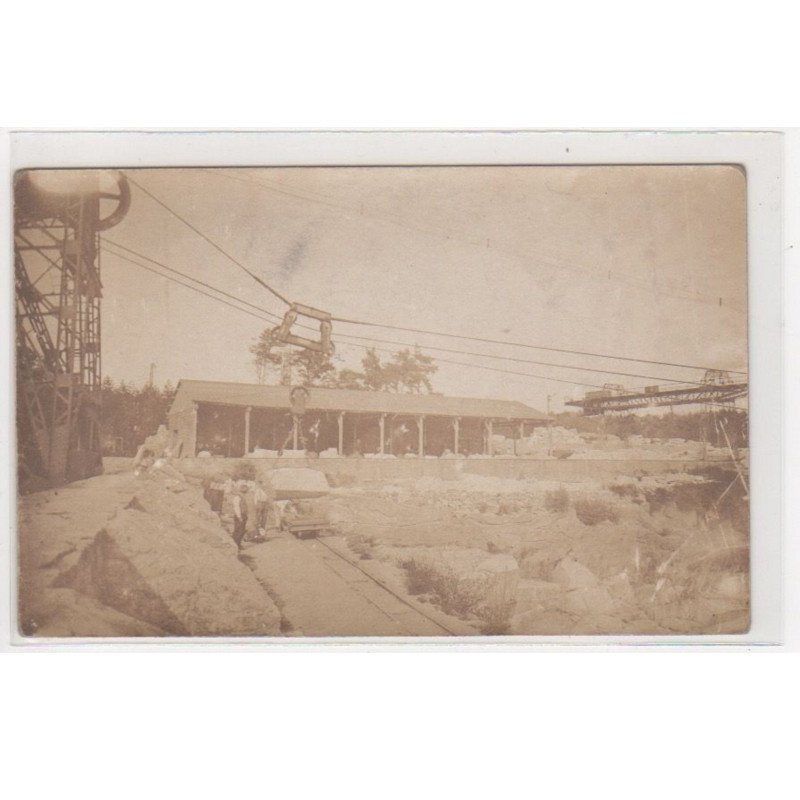BREEL : carte photo des carrières de granit - très bon état