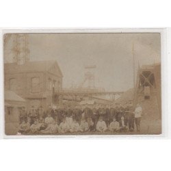 A LOCALISER : carte photo de militaires lors des grèves (mines) - très bon état