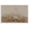 A LOCALISER : carte photo de militaires lors des grèves (mines) - très bon état