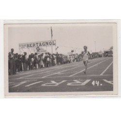 BERCK PLAGE : carte photo d'un concours sportif (athlétisme) au stade Bertagnol - très bon état