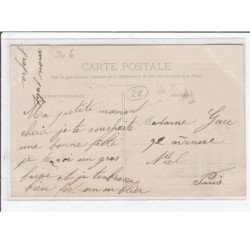 COLLINEE : le chemin de fer départemental - voyageurs au départ du train de la gare - très bon état