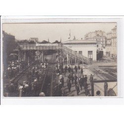 MONTPELLIER : carte photo (gare - evenements viticoles - manifestations) - très bon état