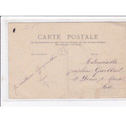 TYPES LANDAIS : un attelage de mules - très bon état