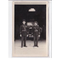 CHATILLON COLIGNY : carte photo des pompiers - très bon état