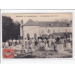 BENNES : en reconstruction - le chantier en mai 1911 - état