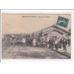 CHATILLON COLIGNY : la gare du tramway - état