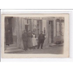 CHATILLON COLIGNY : carte photo d'une épicerie mercerie - très bon état