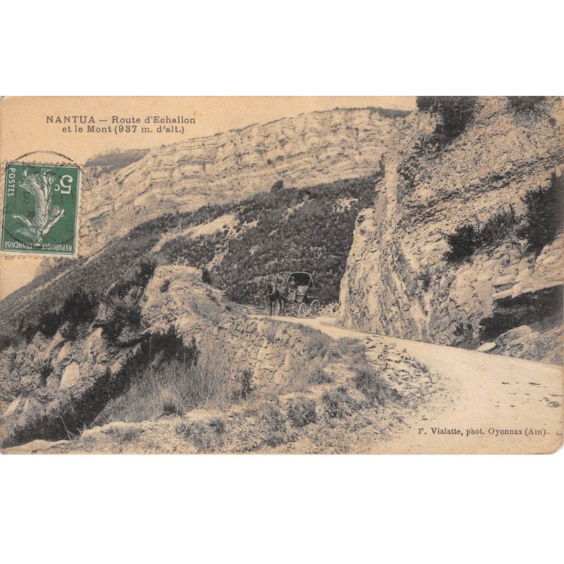 NANTUA - Route d'Echallon et le Mont - très bon état