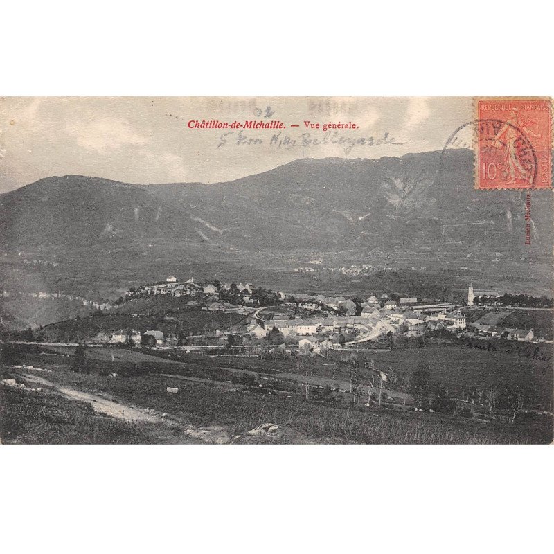 CHATILLON DE MICHAILLE - Vue générale - très bon état