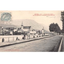 SEYSSEL - Avenue de la Gare et Vue générale de Seyssel - très bon état