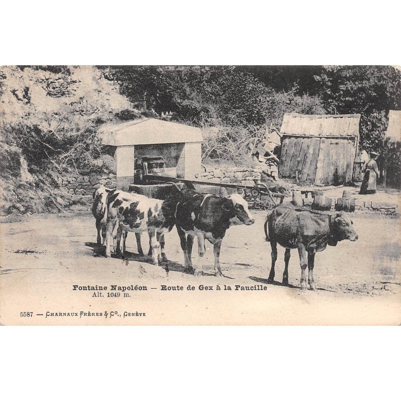 Fontaine Napoléon - Route de Gex à La Faucille - très bon état