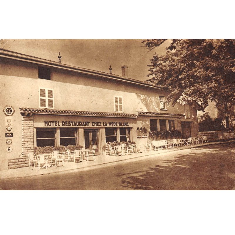 VONNAS - Hôtel Restaurant " Chez la Mère Blanc " - très bon état