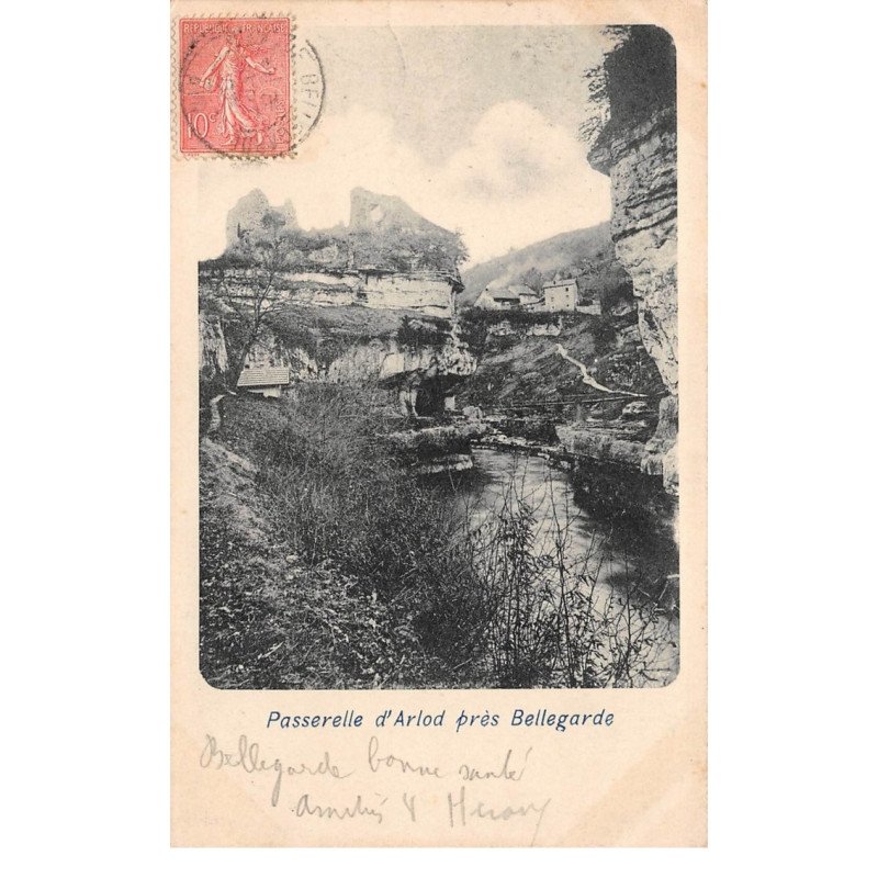 Passerelle d'Arlod près Bellegarde - très bon état