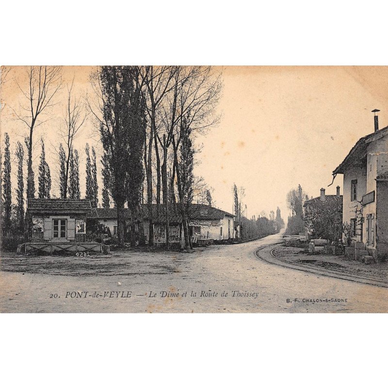 PONT DE VEYLE - Le Dimé et la Route de Thoissey - très bon état