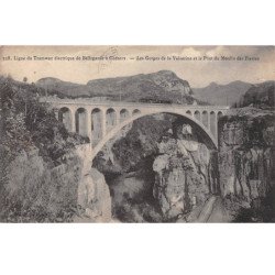 Ligne du Tramway électrique - Les Gorges de la Valserine et le Pont du Moulin des Pierres - très bon état