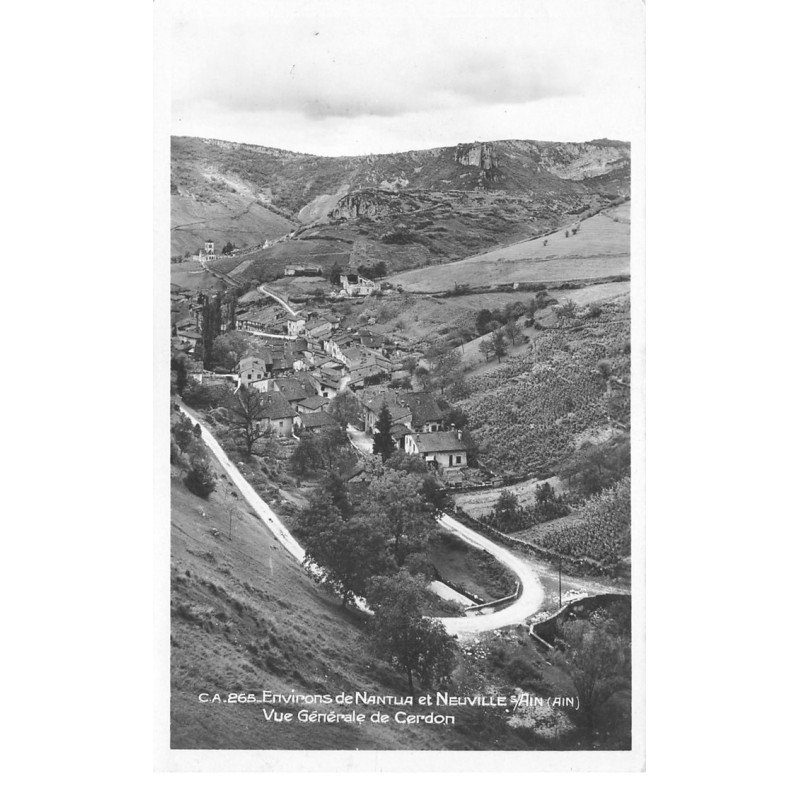 Environs de Nantua et Neuville - Vue générale de CERDON - très bon état
