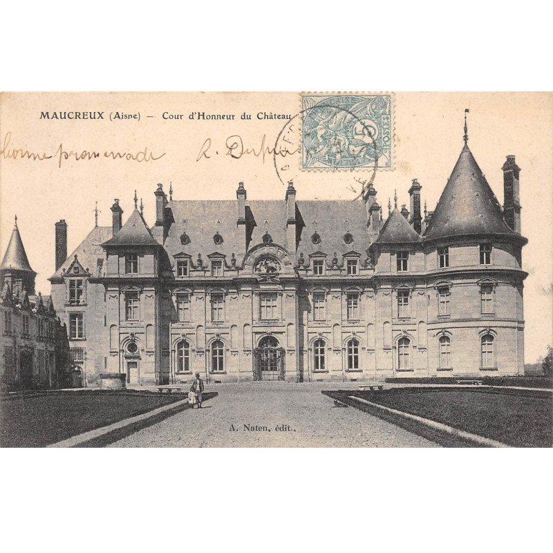MAUCREUX - Cour d'Honneur du Château - très bon état