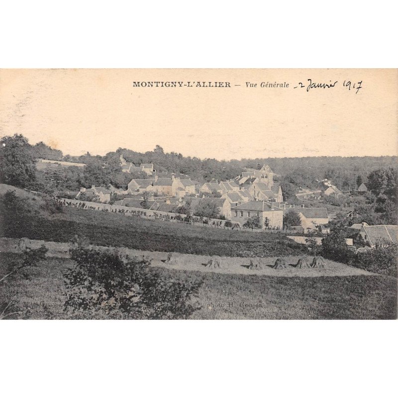 MONTIGNY L'ALLIER - Vue générale - très bon état