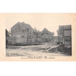 Bataille de la Marne 1918 - Environs de Château Thierry - LUCY LE BOCAGE - très bon état