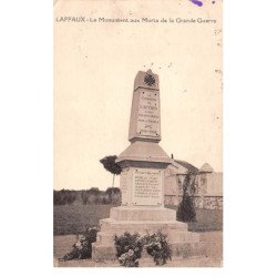 LAFFAUX - Le Monument aux Morts de la Grande Guerre - état