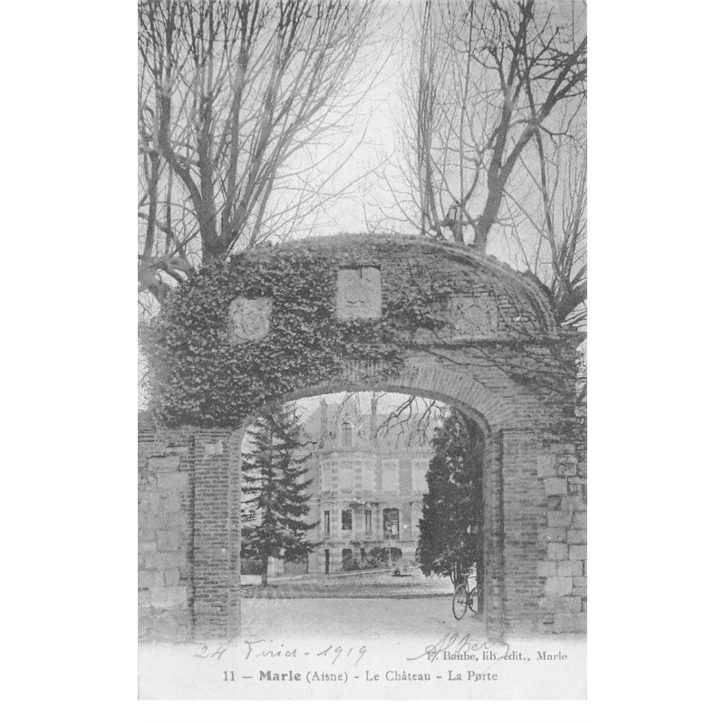 MARLE - Le Château - La Porte - très bon état