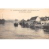 Inondations dans l'Aisne - 23 et 25 Janvier 1910 - Quai Saint Waast à SOISSONS - très bon état