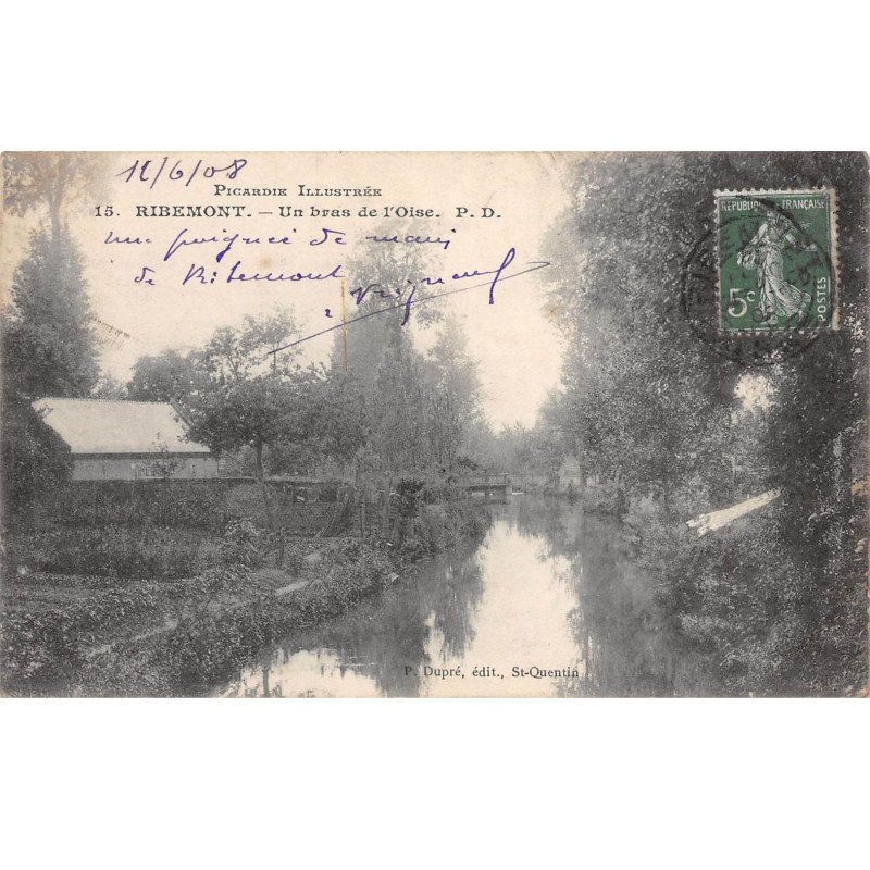 RIBEMONT - Un bras de l'Oise - très bon état